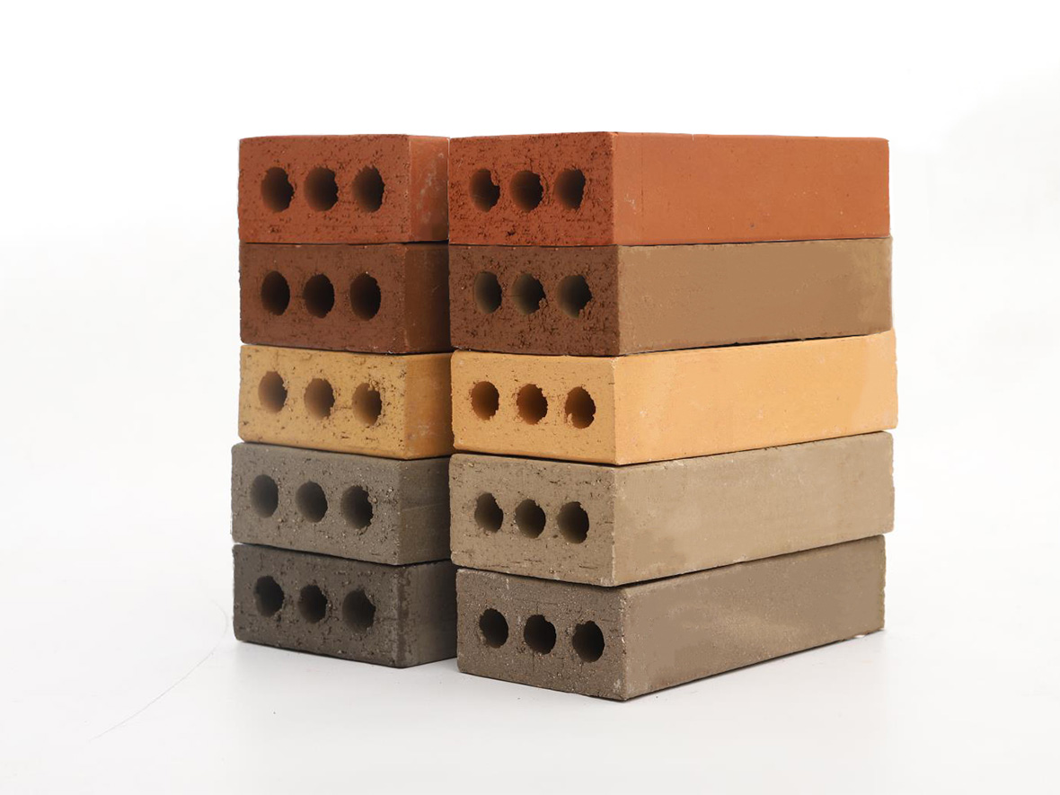 烧结穿孔拉毛防滑砖